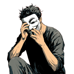 Anonymous Hacker Unmasking Vinyl Car Decal Sticker – Waterproof & UV-Resistant 6.826666666666667"