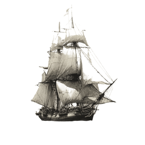18Th Century Ship V2 Vinyl Car Decal Sticker – Waterproof & UV-Resistant 6.826666666666667"