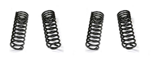 2x Upgrade Your 2020-2023 Gladiator JT | Fabtech Motorsports Dual Rate Coil Springs | 3 Inch Lift