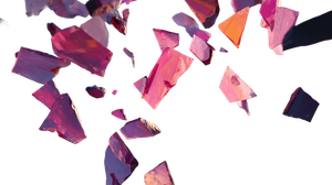 Shattering Glass Vinyl Car Decal Sticker – Waterproof & UV-Resistant 5.4