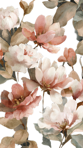 Vintage Floral Illustration V4 Vinyl Car Decal Sticker – Waterproof & UV-Resistant 4.8533333333333335"