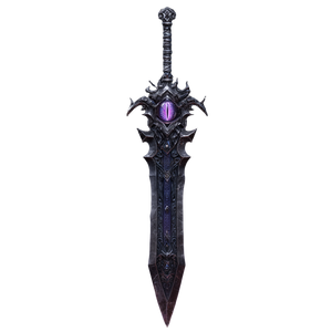 Demonic Greatsword Concept Vinyl Car Decal Sticker – Waterproof & UV-Resistant 3.4133333333333336"