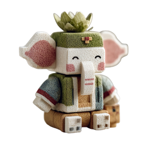 Cute Lego Ganesha Vinyl Car Decal Sticker – Waterproof & UV-Resistant 3.4133333333333336"