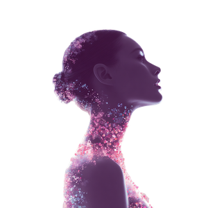 Glowing Skincare Silhouette Vinyl Car Decal Sticker – Waterproof & UV-Resistant 6.826666666666667"