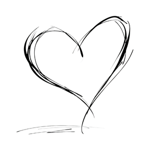 Minimalist Heart Symbol Vinyl Car Decal Sticker – Waterproof & UV-Resistant 3.4133333333333336"