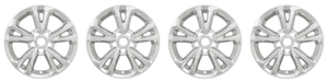 4x Chrome Plated Wheel Skin Set for 2016-17 Chevrolet Equinox | Snap-On ABS Plastic | Enhance Appearance 4x Chrome Plated Wheel Skin Set for 2016-17 Chevrolet Equinox | Snap-On ABS Plastic | Enhance Appearance