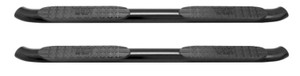 Ultimate Protection! 4" Oval Bent Black Steel Nerf Bar for 2009-2014 Ford F-150 | PRO TRAXX With Step Pads Ultimate Protection! 4" Oval Bent Black Steel Nerf Bar for 2009-2014 Ford F-150 | PRO TRAXX With Step Pads