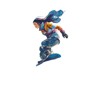 Snowboarding Birthday Card Vinyl Car Decal Sticker – Waterproof & UV-Resistant 3.4133333333333336"