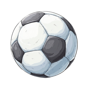 Chibi Soccer Ball Vinyl Car Decal Sticker – Waterproof & UV-Resistant 6.826666666666667"