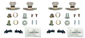 2x Professional Grade Parking Brake Hardware Kit | OE Replacement, Consistent Braking, High Temperature Rating 2x Professional Grade Parking Brake Hardware Kit | OE Replacement, Consistent Braking, High Temperature Rating