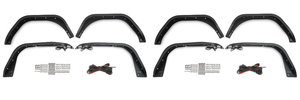 2x Bold Protection for Jeep Wrangler JL | DV8 Offroad Slim Style Fender Flare Set with LED Signals 2x Bold Protection for Jeep Wrangler JL | DV8 Offroad Slim Style Fender Flare Set with LED Signals