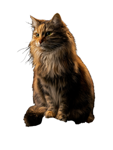 Regal Cat Portrait V6 Vinyl Car Decal Sticker – Waterproof & UV-Resistant 8.213333333333333"