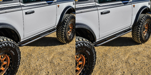 2x Custom Pinch Weld Cover for 2021-2023 Ford Bronco | Adds Finished Look & Protection, Bolt-On, Textured Black