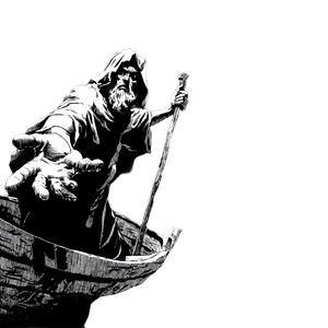 Charon The Ferryman V2 Vinyl Car Decal Sticker – Waterproof & UV-Resistant 3.4133333333333336"