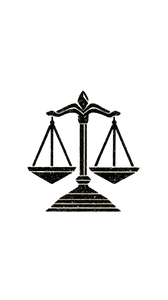 Minimalist Justice Balance Vinyl Car Decal Sticker – Waterproof & UV-Resistant 9.706666666666667"
