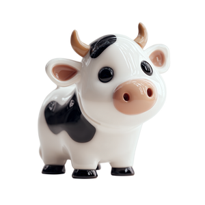 Cute Milk Cow Vinyl Car Decal Sticker – Waterproof & UV-Resistant 6.826666666666667"