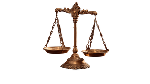 Courtroom Balance Scale Vinyl Car Decal Sticker – Waterproof & UV-Resistant 2.72"