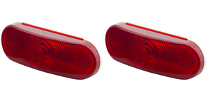 2x Grote Industries Tail Light Assembly | Red Lens, White Backing | Torsion Mount III, Gel-Mount Design | Fits Competitors’ Grommets 2x Grote Industries Tail Light Assembly | Red Lens, White Backing | Torsion Mount III, Gel-Mount Design | Fits Competitors’ Grommets