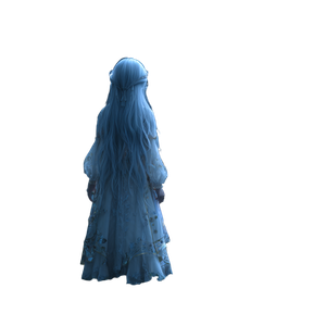 Silver-Haired Fantasy Girl V2 Vinyl Car Decal Sticker – Waterproof & UV-Resistant 3.4133333333333336"