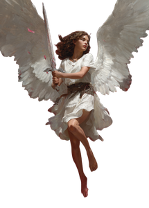 Rising Angel V8 Vinyl Car Decal Sticker – Waterproof & UV-Resistant 8.6