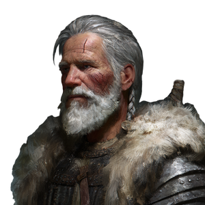 Viking Warrior Portrait V34 Vinyl Car Decal Sticker – Waterproof & UV-Resistant 3.4133333333333336"