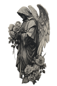 Angel With Thorns Vinyl Car Decal Sticker – Waterproof & UV-Resistant 4.4