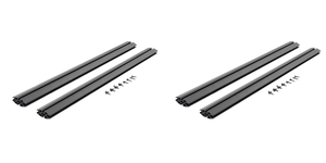 2x Upgrade Your Truck | Go Rhino XRS Bed Cargo Rack Side Rail | Easy Install, Cut to Fit, Textured Black Steel | Compatible with XRS 4-CORE 2x Upgrade Your Truck | Go Rhino XRS Bed Cargo Rack Side Rail | Easy Install, Cut to Fit, Textured Black Steel | Compatible with XRS 4-CORE