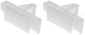 2x Dorman Molding Clip | General Motors Models, Quality Plastic, Pack Of 2