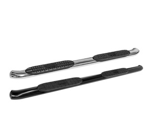 Westin PRO TRAXX Nerf Bar | 4 Inch Oval Bent | Polished Stainless Steel | Mount Kit Included