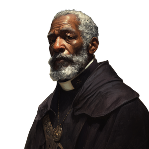 Fantasy Cleric Priest Vinyl Car Decal Sticker – Waterproof & UV-Resistant 3.4133333333333336"