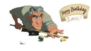 Pool Player Celebration Vinyl Car Decal Sticker – Waterproof & UV-Resistant 2.72"