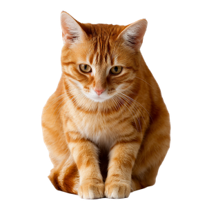 Ginger Cat Paws Vinyl Car Decal Sticker – Waterproof & UV-Resistant 3.4133333333333336"
