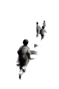 Children Playing Alley Vinyl Car Decal Sticker – Waterproof & UV-Resistant 4.4