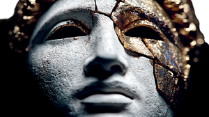Ceremonial Mask Submerged Vinyl Car Decal Sticker – Waterproof & UV-Resistant 5.4