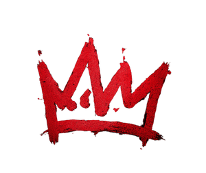 Graffiti Crown Logo Vinyl Car Decal Sticker – Waterproof & UV-Resistant 3.36"