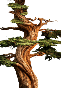 Majestic Cedar Tree Vinyl Car Decal Sticker – Waterproof & UV-Resistant 4.373333333333333"