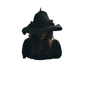 Mysterious Swamp Witch Vinyl Car Decal Sticker – Waterproof & UV-Resistant 3.4133333333333336"