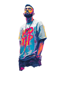 Hip-Hop Urban Art Vinyl Car Decal Sticker – Waterproof & UV-Resistant 8.96"