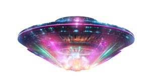 Futuristic Ufo Hovering V3 Vinyl Car Decal Sticker – Waterproof & UV-Resistant 5.4