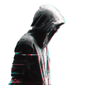 Anonymous Hacker Glitch Vinyl Car Decal Sticker – Waterproof & UV-Resistant 3.4133333333333336"