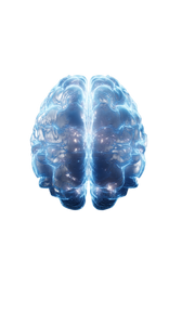 Glowing Neon Brain V2 Vinyl Car Decal Sticker – Waterproof & UV-Resistant 9.706666666666667"
