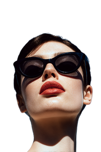 Woman In Sunglasses V7 Vinyl Car Decal Sticker – Waterproof & UV-Resistant 8.96"
