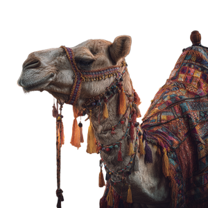 Decorated Camel Vinyl Car Decal Sticker – Waterproof & UV-Resistant 3.4133333333333336"
