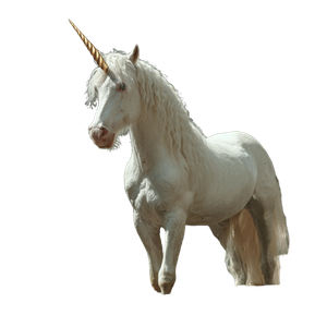 White Unicorn Rainbow Horn Vinyl Car Decal Sticker – Waterproof & UV-Resistant 3.4133333333333336"