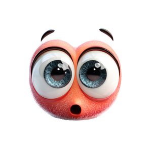 Surprised Googly Eyes Vinyl Car Decal Sticker – Waterproof & UV-Resistant 3.4133333333333336"