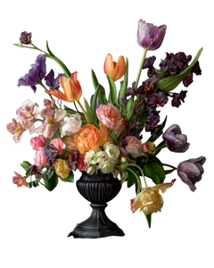 Floral Arrangement In Vase Vinyl Car Decal Sticker – Waterproof & UV-Resistant 4.0"