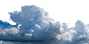 Cumulonimbus Cloud Vinyl Car Decal Sticker – Waterproof & UV-Resistant 2.56"