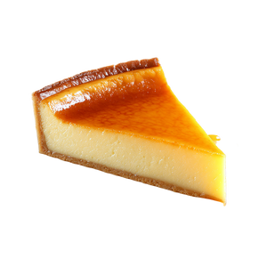 Vanilla Flan Slice Vinyl Car Decal Sticker – Waterproof & UV-Resistant 6.826666666666667"