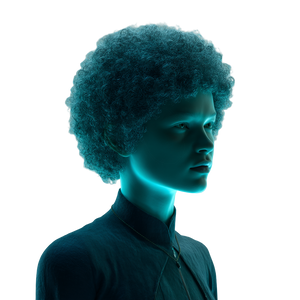 Glowing Human Figure V5 Vinyl Car Decal Sticker – Waterproof & UV-Resistant 3.4133333333333336"
