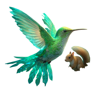 Lime-Green Hummingbird Vinyl Car Decal Sticker – Waterproof & UV-Resistant 3.4133333333333336"